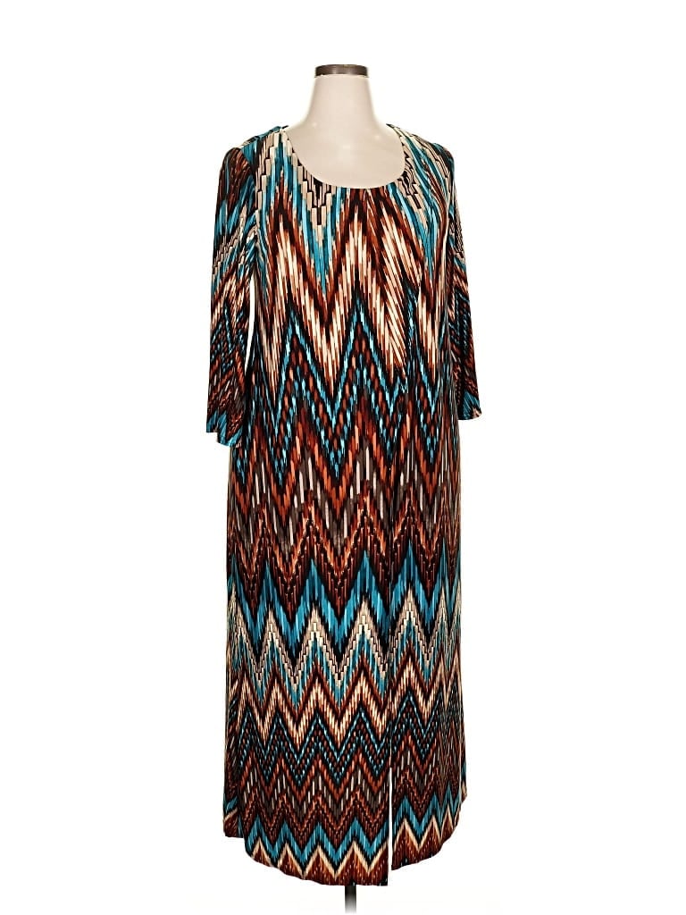 Pre-owned R & M Richards Casual Dress In Blue