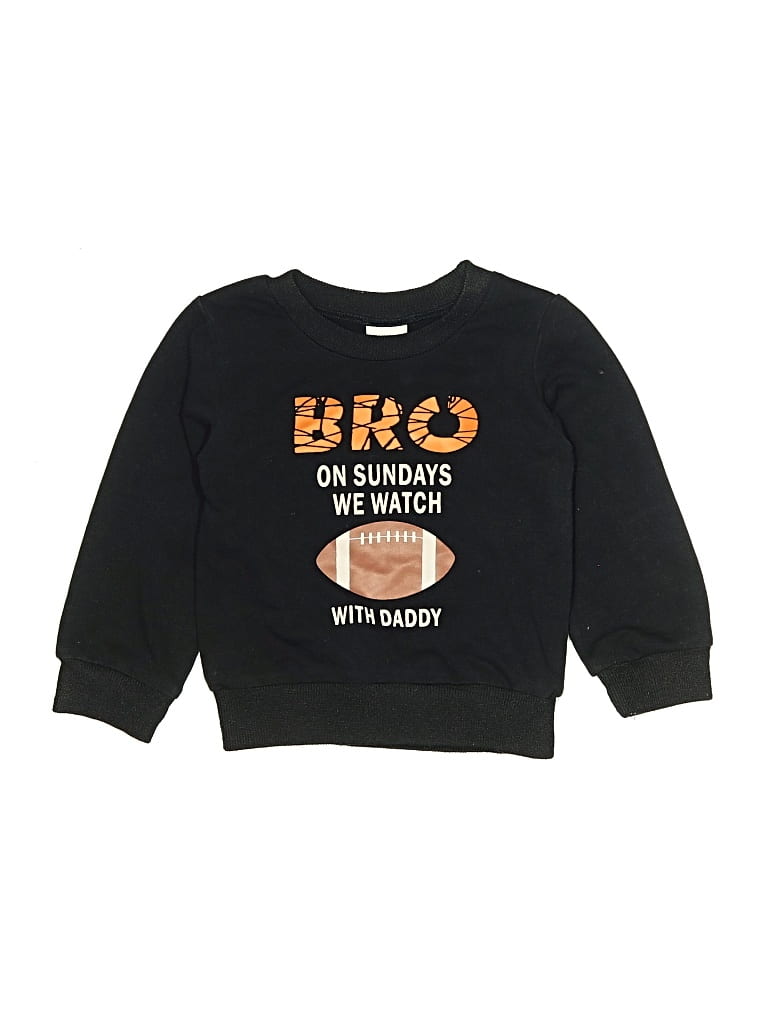 Pre-owned Assorted Brands Kids' Sweatshirt In Black