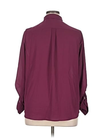Apt. 9 3/4 Sleeve Button-Down Shirt (view 2)