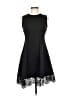 Donna Ricco Solid Black Cocktail Dress Size 6 (petite) - photo 1