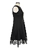 Donna Ricco Solid Black Cocktail Dress Size 6 (petite) - photo 4