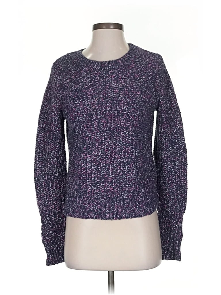 Pre-owned Banana Republic Pullover Sweater In Purple