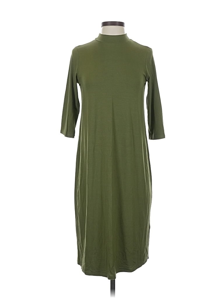 Pre-owned Eileen Fisher Casual Dress In Green