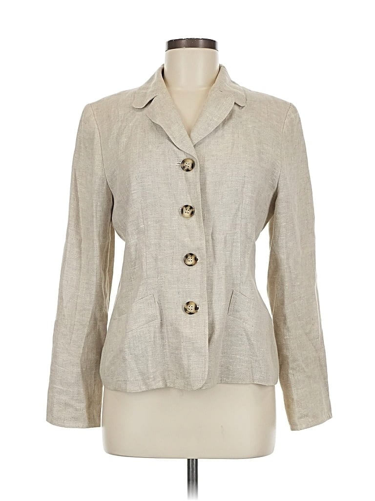 Pre-owned Harve Benard By Benard Holtzman Blazer Jacket In White