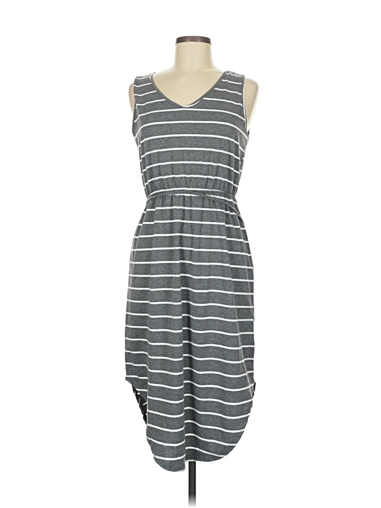 Pre-owned Shein Casual Dress In Gray