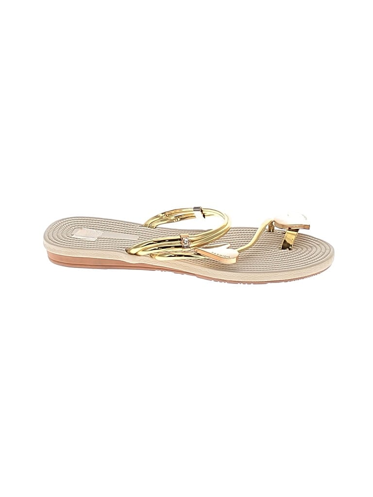 Pre-owned Fashion Sandals In Gold