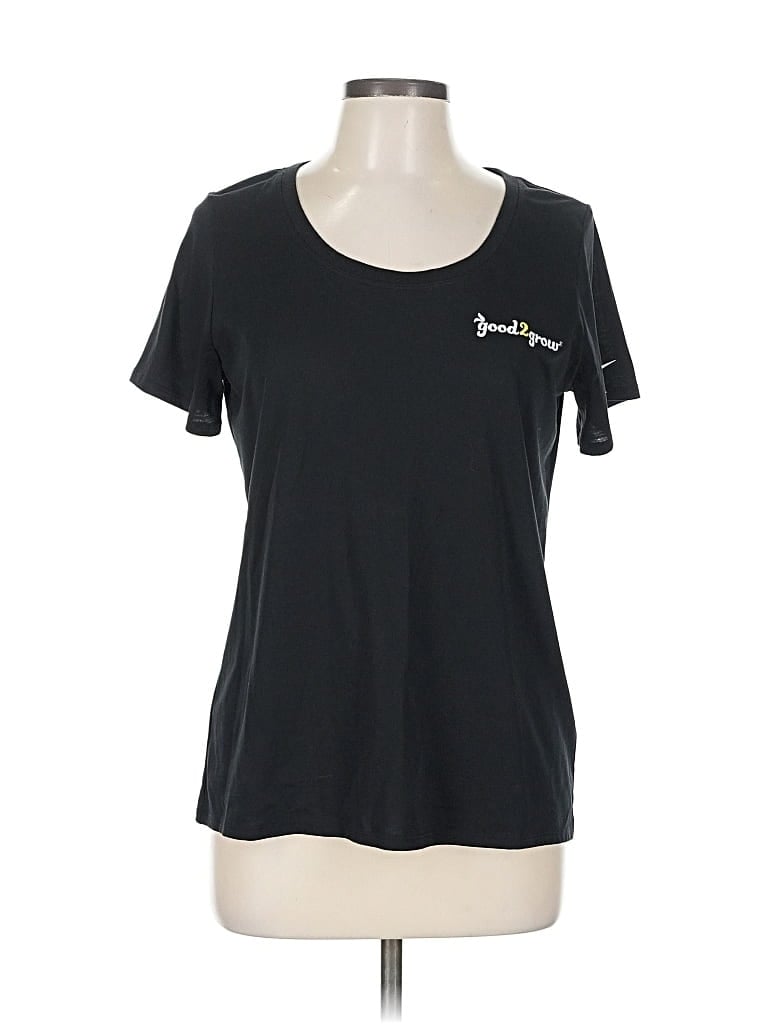 Pre-owned Nike Short Sleeve T-shirt In Black