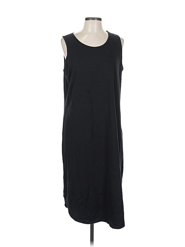 Pre-owned Any Body Casual Dress In Black