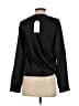 Universal Standard Solid Black Long Sleeve Top Size 00 - 0 - photo 2