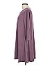 Soho Solid Purple Casual Dress Size L - photo 5