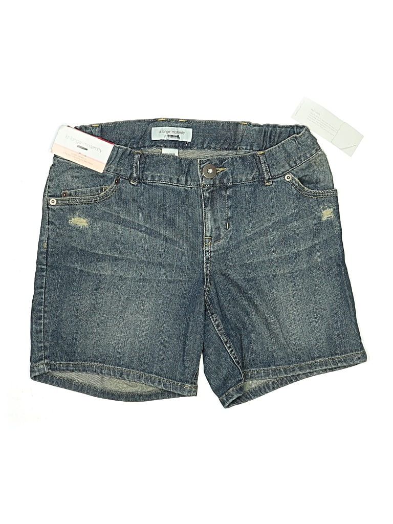 Pre-owned Liz Lange Maternity For Target Denim Shorts In Blue
