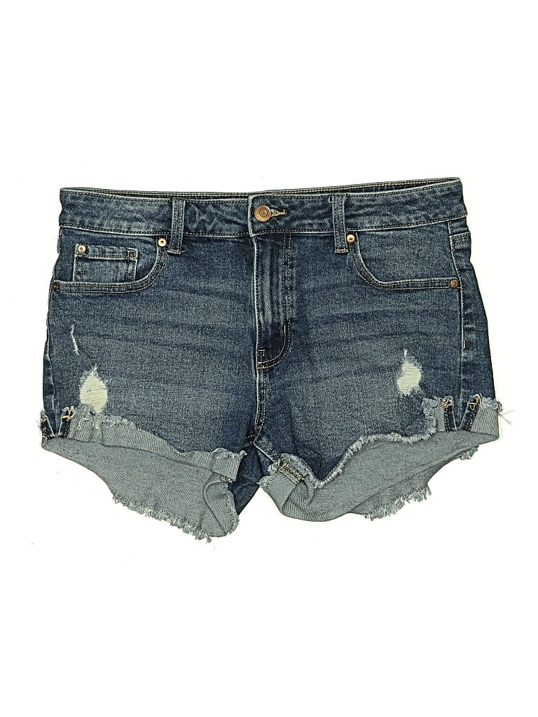 Click to view more detailed imagery on our partner's website Pre-owned Celebrity Pink Denim Shorts In Blue