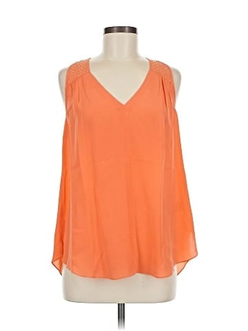 Rebecca Taylor Sleeveless Silk Top (view 1)