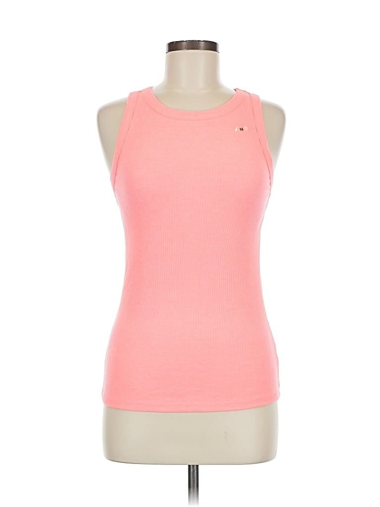 Pre-owned 24/7 Maurices Tank Top Pink Halter Neckline Tops