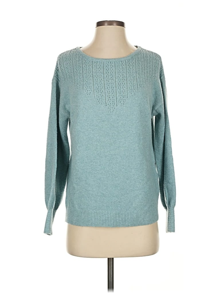 Pre-owned Nine West Pullover Sweater In Blue