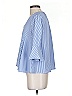 Do & Be Blue 3/4 Sleeve Blouse Size XS - photo 5
