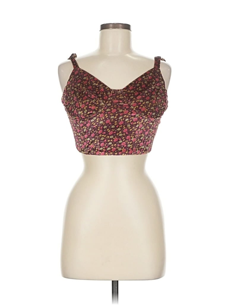 Click to view more detailed imagery on our partner's website Pre-owned Full Tilt Tank Top Pink Sweetheart Neckline Tops