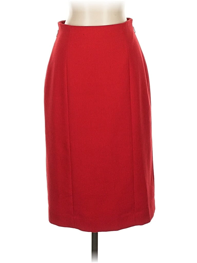 Pre-owned Talbots Formal Skirt In Red