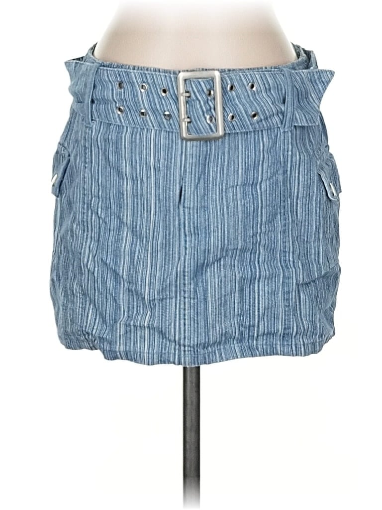 Pre-owned Emory Park Denim Skirt In Blue