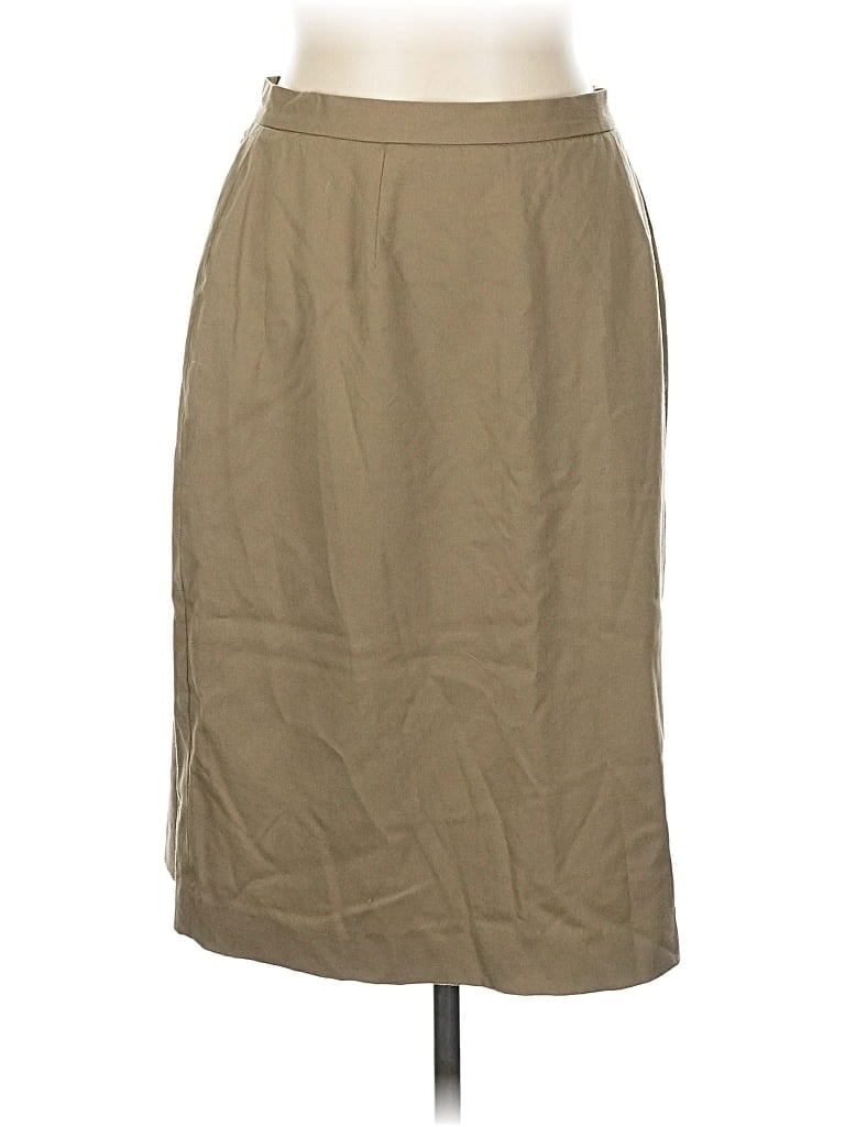 NORDSTROM Pre-owned Wool Skirt In Brown