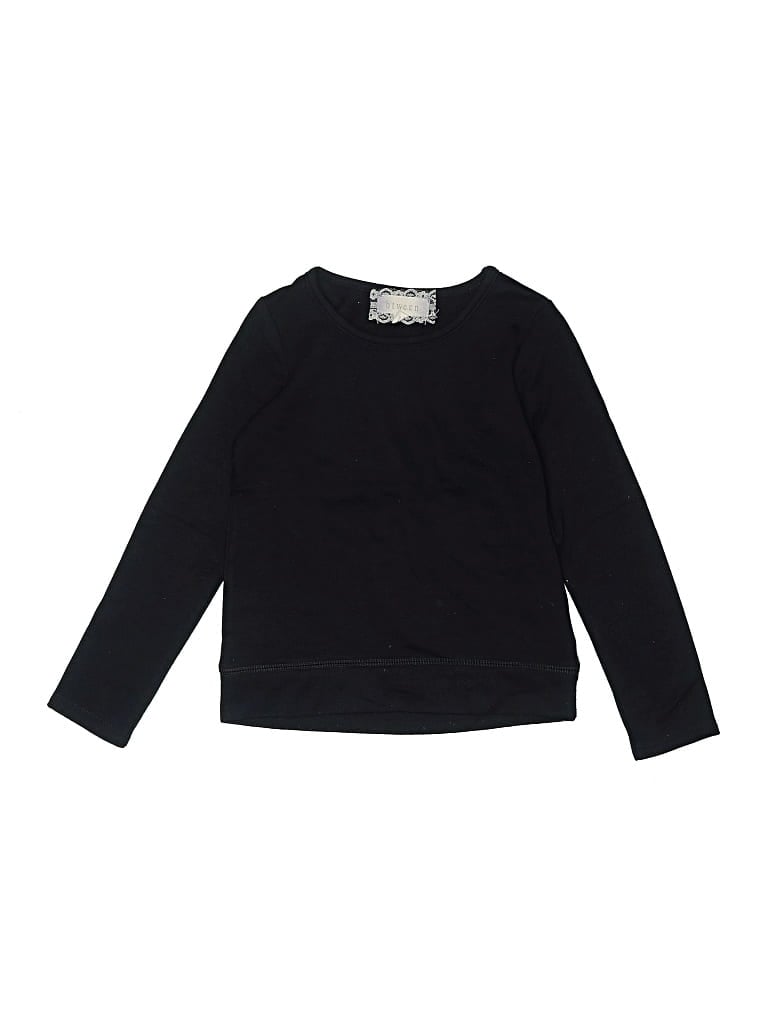 Pre-owned Btween Kids' Pullover Sweater In Black