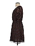 Eliot 100% Silk Paisley Brown Casual Dress Size 4 - photo 5