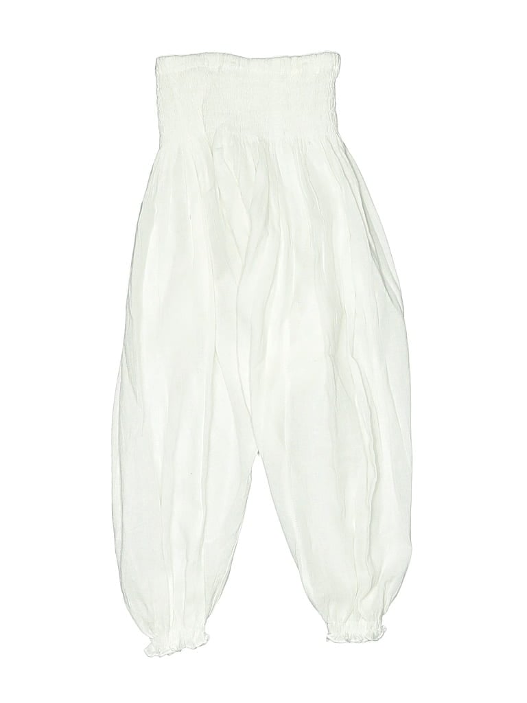 UNBRANDED Pre-owned Kids' Casual Pants In White