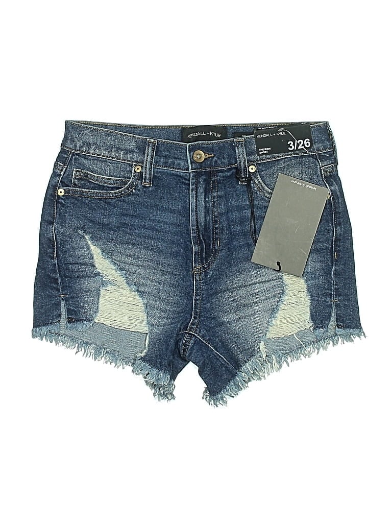 Kendall & Kylie Denim Shorts In Blue