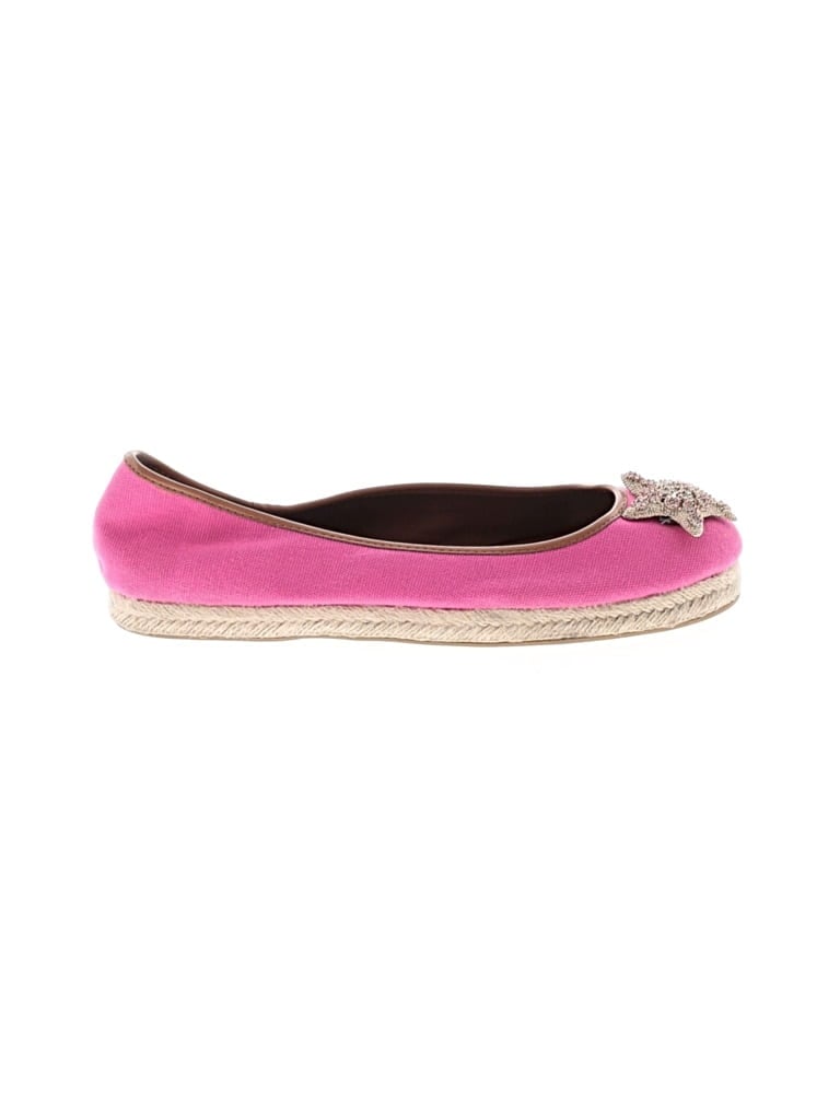 Pre-owned Isaac Mizrahi Live Flats In Pink