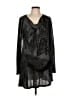 Lauren Vidal Black Long Sleeve Blouse Size L - photo 1