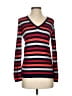 Tommy Hilfiger 100% Cotton Stripes Red Pullover Sweater Size S - photo 1