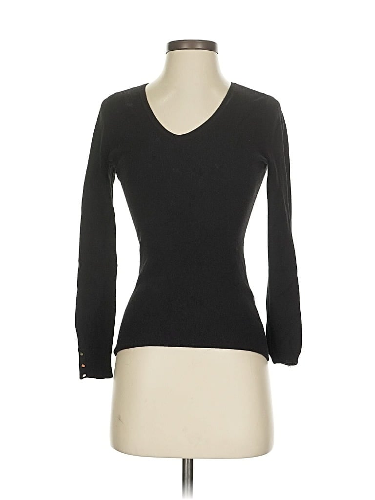 Pre-owned White House Black Market Pullover Sweater In Black