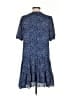 Express 100% Polyester Polka Dots Blue Casual Dress Size S - photo 2