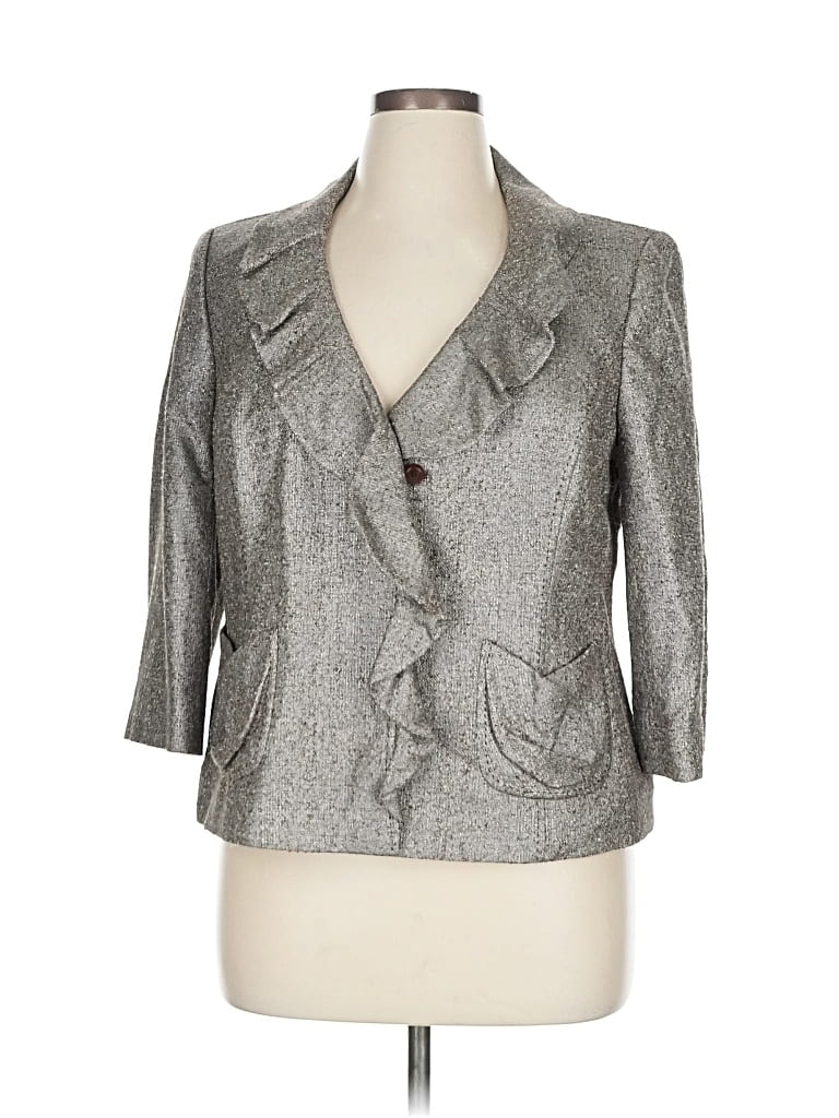 Pre-owned Classiques Entier Blazer Jacket In Silver