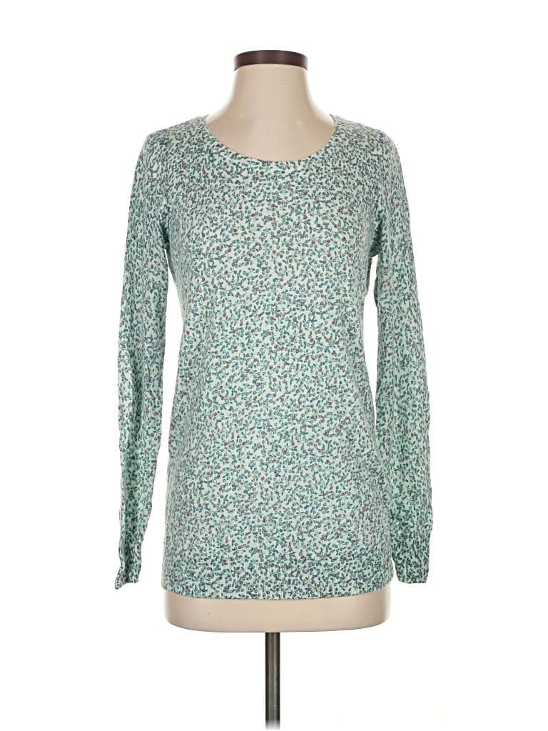 Pre-owned Ann Taylor Loft Pullover Sweater In Blue