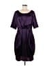 Acne 100% Silk Purple Cocktail Dress Size EU 42 / US 12 - photo 1