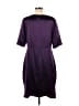 Acne 100% Silk Purple Cocktail Dress Size EU 42 / US 12 - photo 2