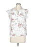 Buffalo by David Bitton 100% Viscose White Short Sleeve Blouse Size L - photo 1