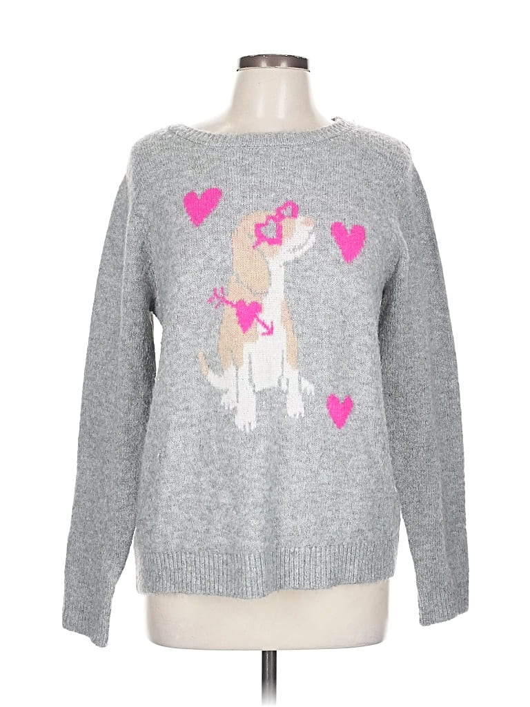 Pre-owned Cupcakes And Cashmere Pullover Sweater In Silver
