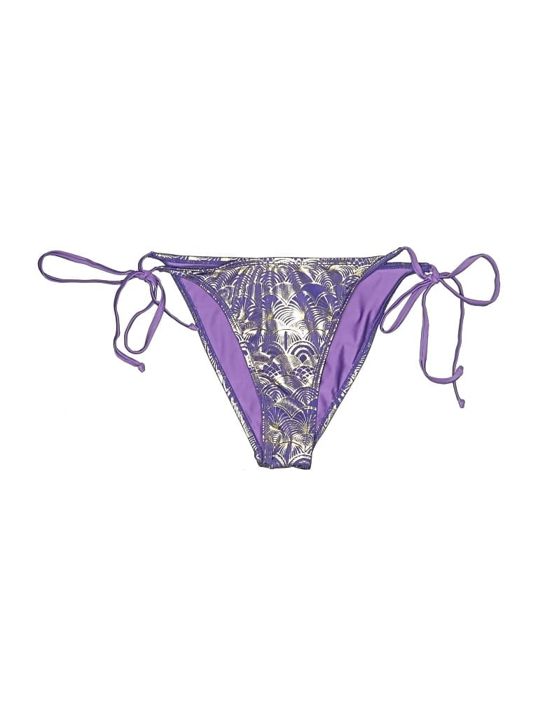Pre-owned Unbranded Swimsuit Bottoms In Purple