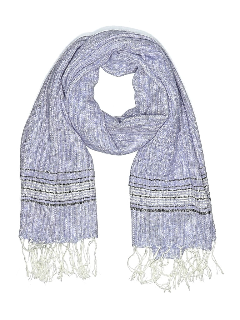 Pre-owned Ann Taylor Loft Outlet Scarf In Blue