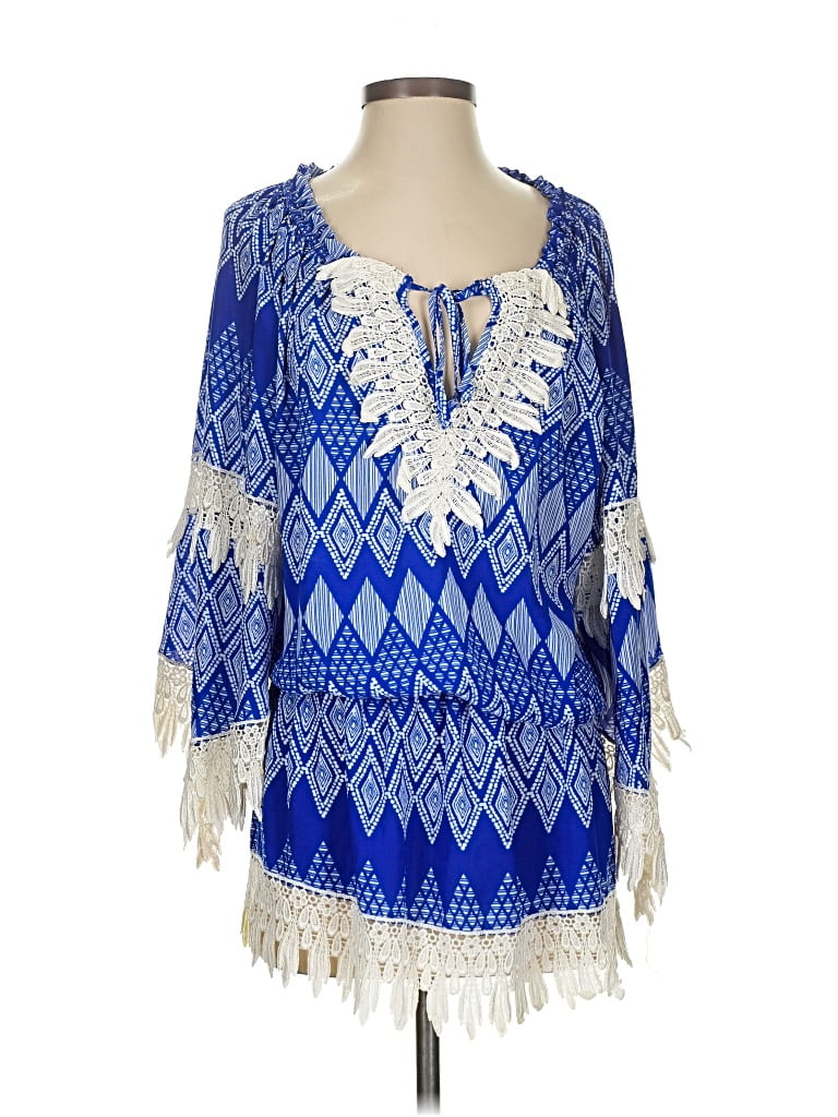 Pre-owned T-bags Los Angeles Casual Dress In Blue