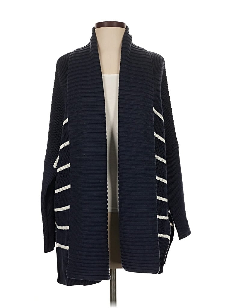 Pre-owned Athleta Cardigan Sweater In Black