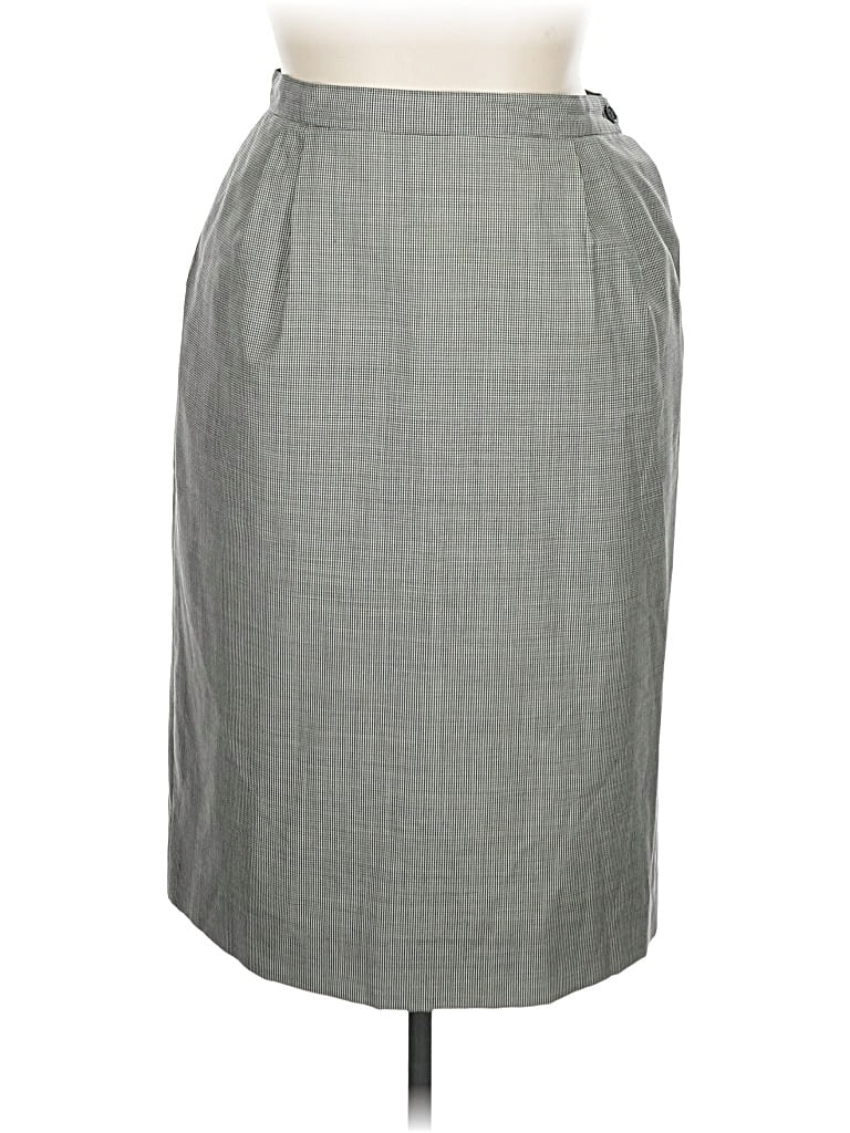 Pre-owned Austin Reed Formal Skirt In Gray
