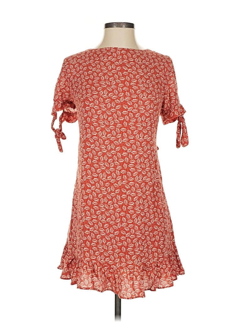 Pre-owned Olivaceous Casual Dress In Red