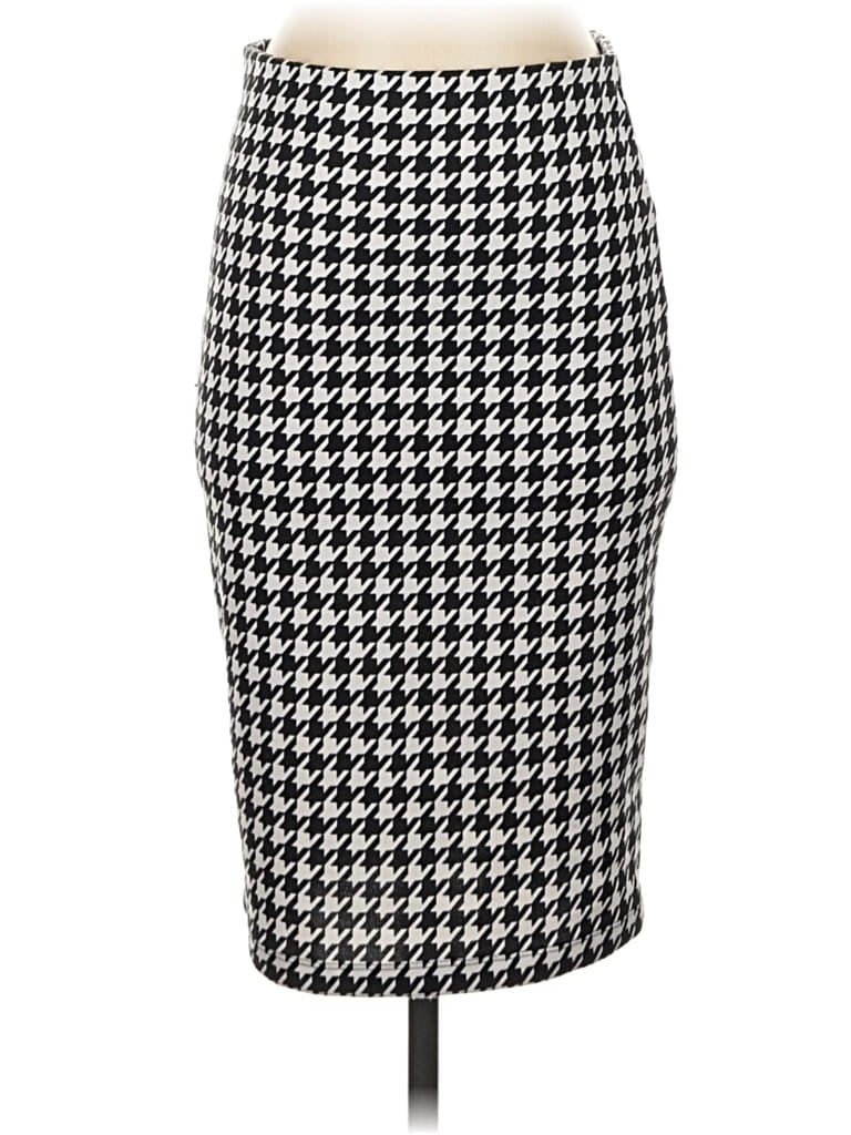 Pre-owned Kardashian Kollection Formal Skirt In Black