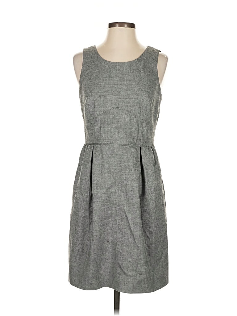 Pre-owned J.crew Factory Store Casual Dress In Gray