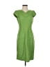 Classiques Entier Solid Green Casual Dress Size 4 - photo 1