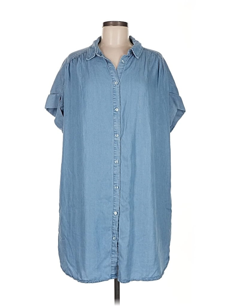Pre-owned Assorted Brands Casual Dress In Blue