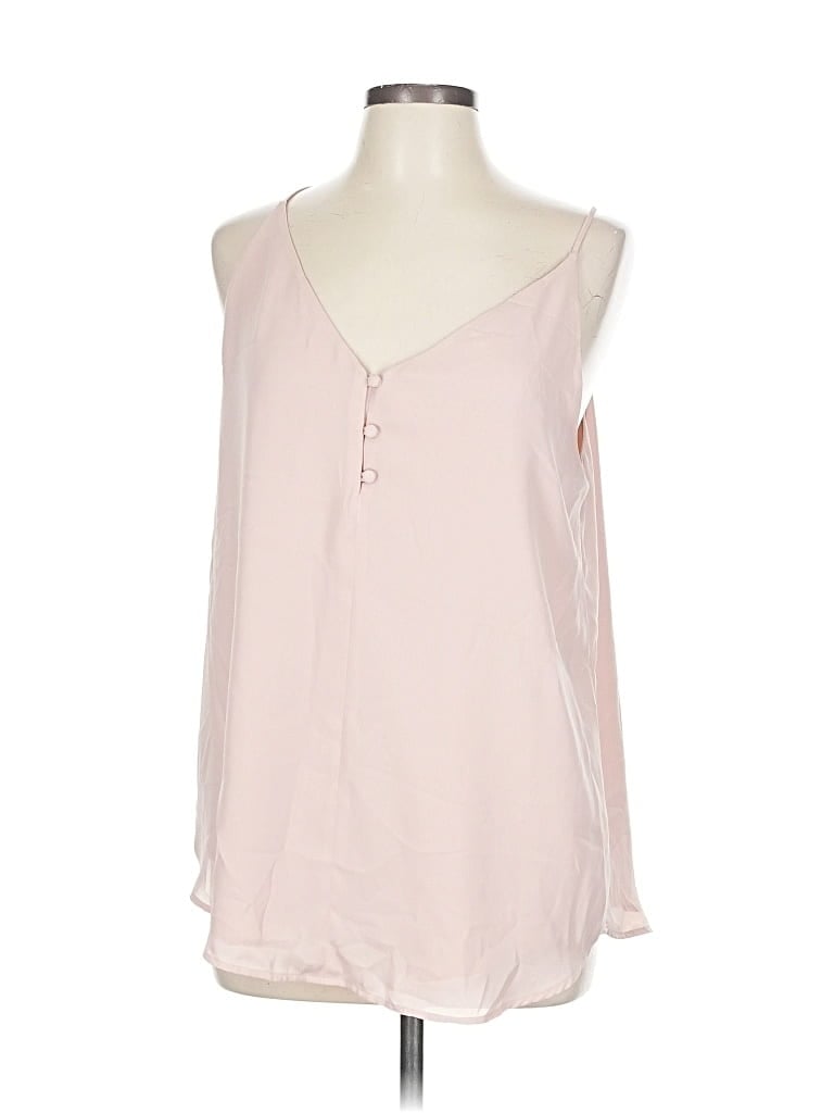 Pre-owned Ann Taylor Loft Outlet Sleeveless Blouse In Pink